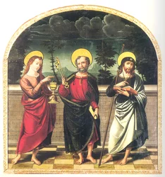 San Pedro, Santiago el Mayor und San Juan Evangelista, Kloster der Dominikanerinnen von Sancti Spiritu el Real, Toro (Zamora)